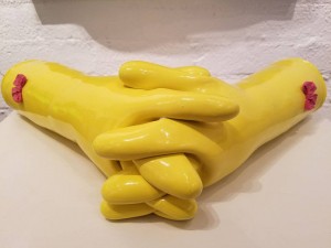 Strange Glove, Latex Sculpture, Chris Bauder