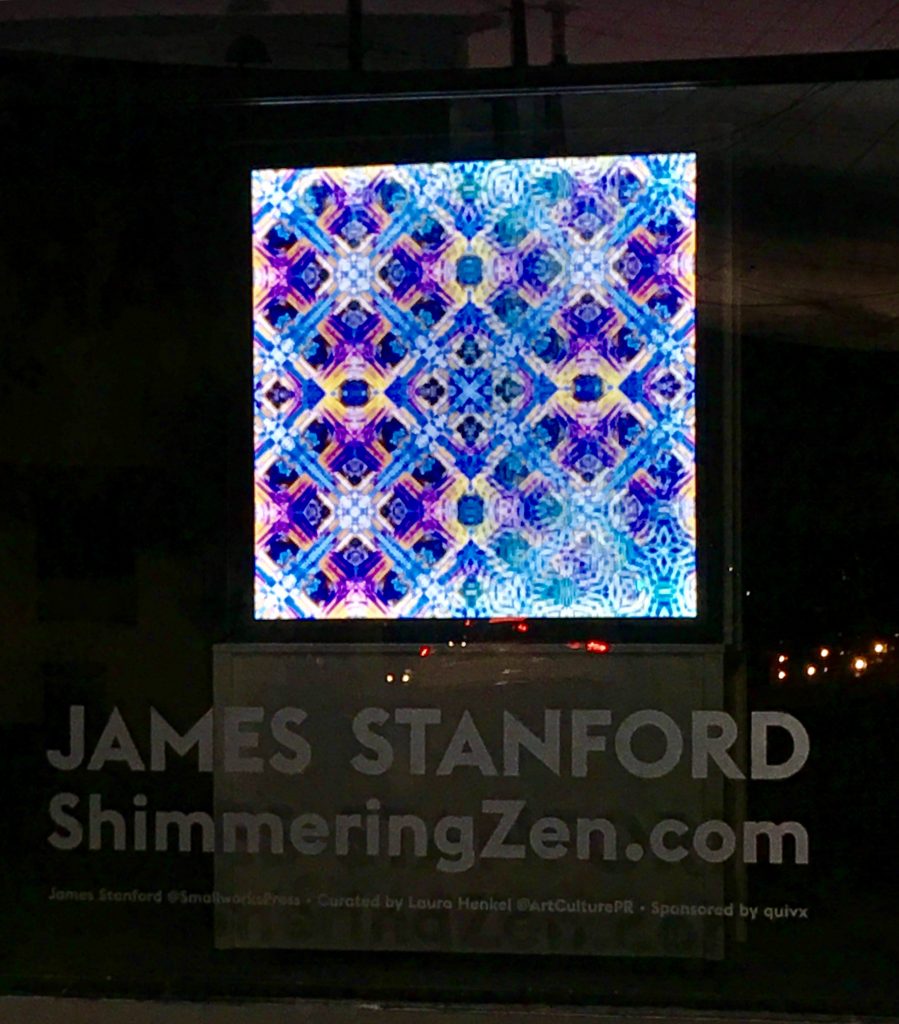 James Stanford's Portals exhibit at Quivx, Curated and photo by Laura Henkel
